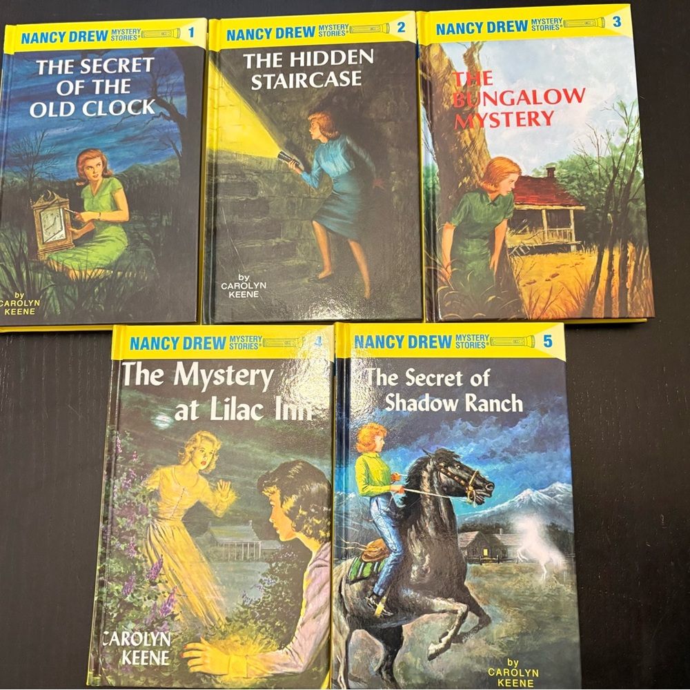 Nancy Drew Mystery Stories Book Set
